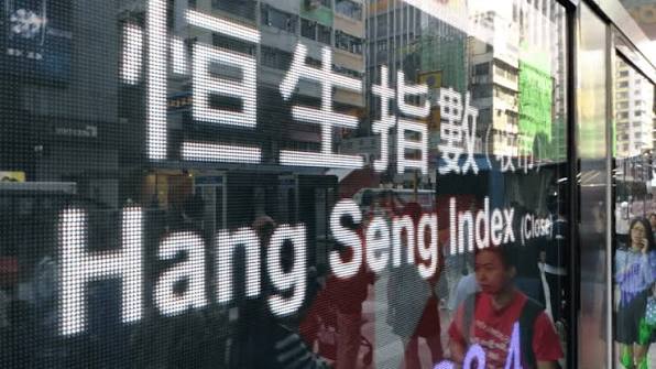 美长债收益率回落，恒指期货科技板块领涨盘面